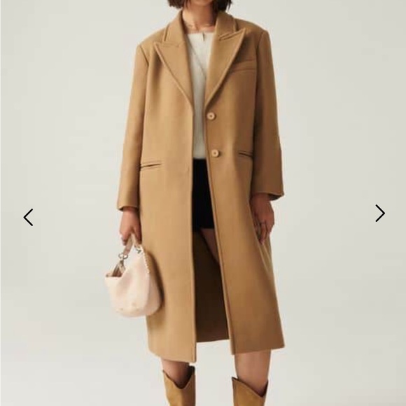 NWT ba$sh tan/ camel coat. - Picture 3 of 10